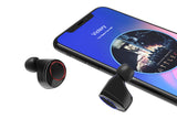 Lexuma true wireless sweat proof Bluetooth 5.0 earbuds true wireless stereo earbuds Xbud-Z Bluetooth earphones black connection